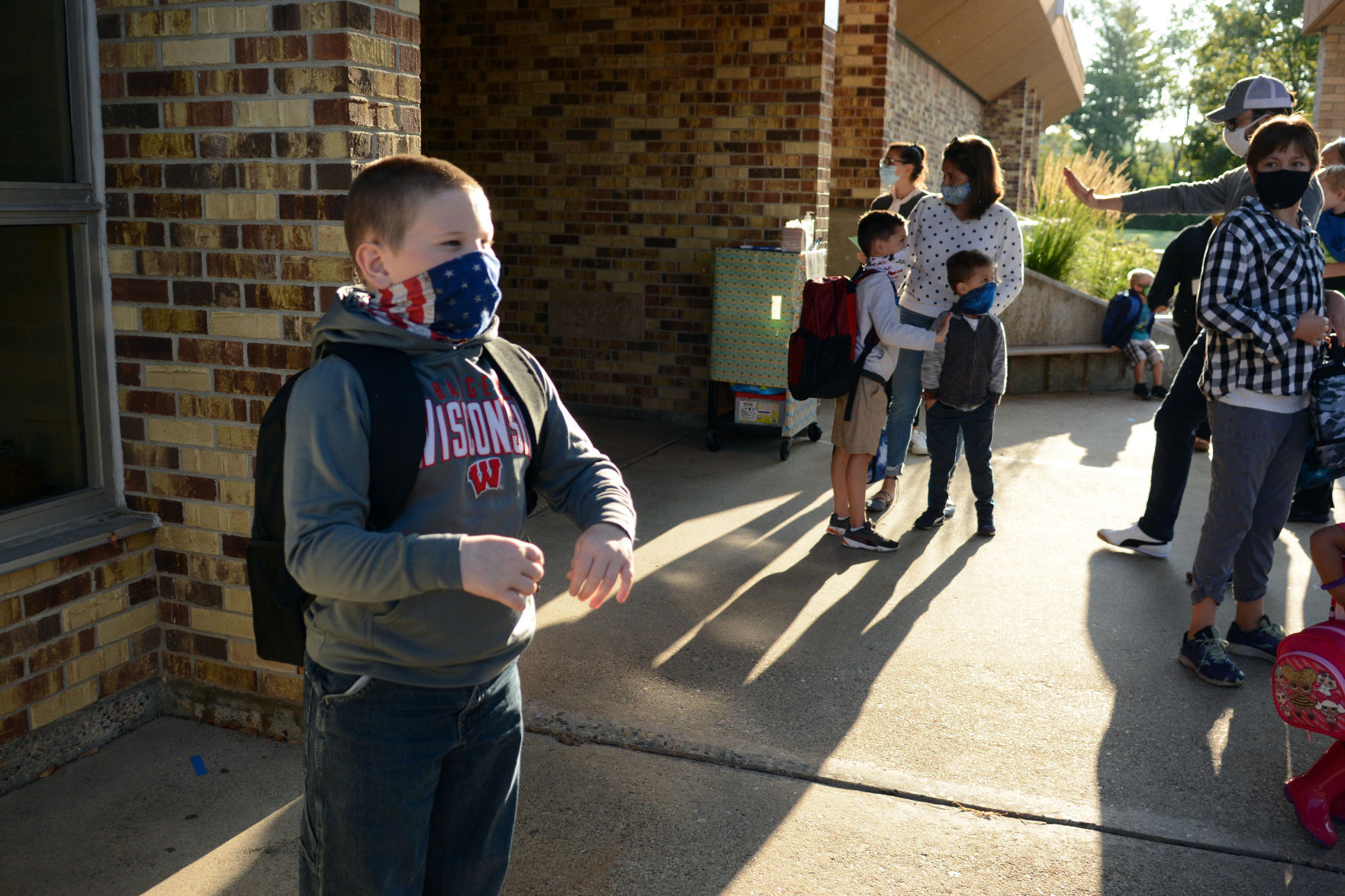 First day of school 2020 in Baraboo